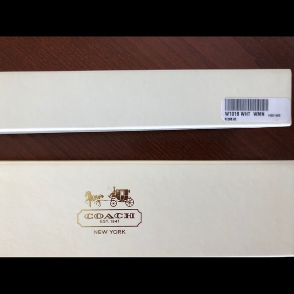 COACH "KRISTIN" WATCH - GOLD PLATED/WHITE PATENT - Picture 6 of 7